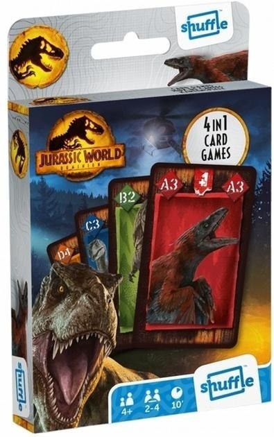 Karty do gry Jurassic World 4w1