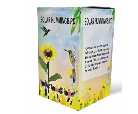 Koliber solarny na słoneczniku 40cm 6018