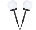 Lampa solarna LED 33cm - zestaw 2 sztuk 2600