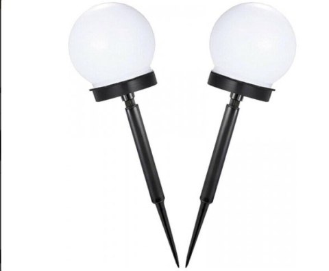Lampa solarna LED 33cm - zestaw 2 sztuk 2600