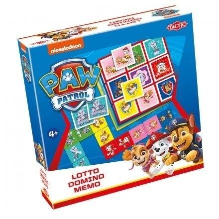 Lotto, Domino, Memo - Psi Patrol 3w1
