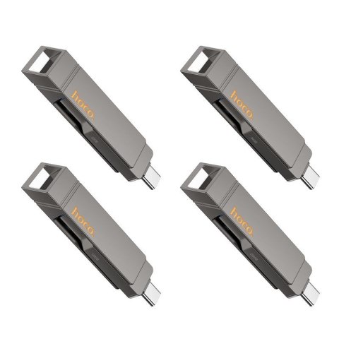 Pendrive 32GB USB 3.2 (USB A + USB C) Hoco UD15 szary