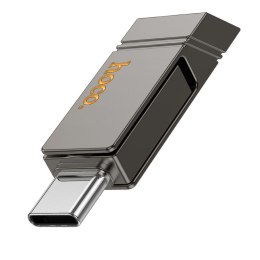 Pendrive 64GB USB 3.2 (USB A + USB C) Hoco UD14 szary