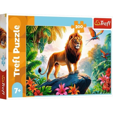 Puzzle 200 Król dżungli TREFL