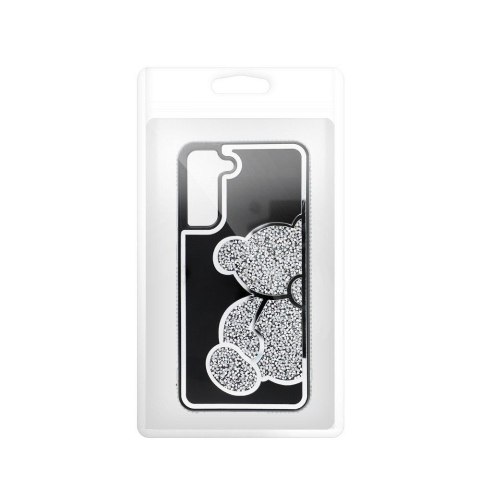 Futerał do Samsung A27 5G Teddy Bear srebrny