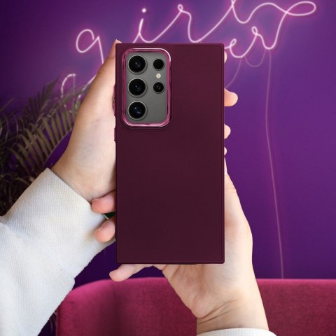 Futerał do Samsung A37 5G Frame fioletowy
