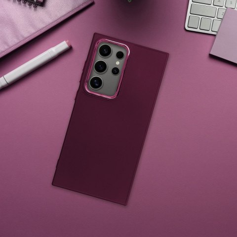 Futerał do Samsung A37 5G Frame fioletowy