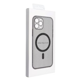 Futerał do Samsung S26 Clear Mag Cover (STR / CAMERA PROTECTION) zgodny z MagSafe czarny glitter