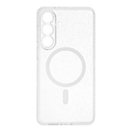 Futerał do Samsung S26 PLUS Clear Mag Cover (STR / CAMERA PROTECTION) zgodny z MagSafe transparentny glitter