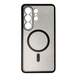 Futerał do Samsung S26 ULTRA Clear Mag Cover (STR / CAMERA PROTECTION) zgodny z MagSafe czarny glitter