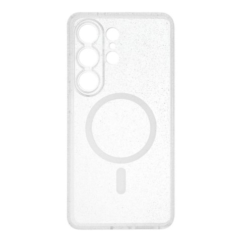 Futerał do Samsung S26 ULTRA Clear Mag Cover (STR / CAMERA PROTECTION) zgodny z MagSafe transparentny glitter