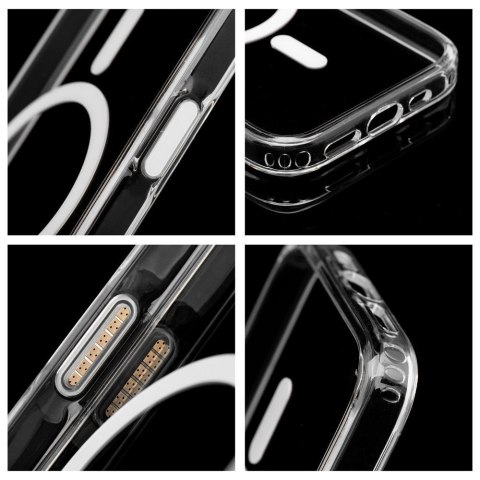 Futerał do iPhone 17 AIR Clear Mag Cover Elite (STR / NIEŻÓŁKNĄCY / CAMERA CONTROL BUTTON) zgodny z MagSafe transparentny