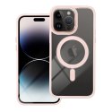 Futerał do iPhone 17 AIR Color Edge Mag Cover zgodny z MagSafe różowy