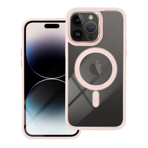 Futerał do iPhone 17 AIR Color Edge Mag Cover zgodny z MagSafe różowy