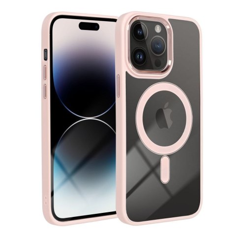 Futerał do iPhone 17 AIR Color Edge Mag Cover zgodny z MagSafe różowy