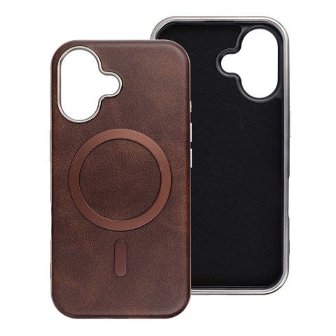 Futerał do iPhone 17 AIR Gentleman Mag Cover zgodny z MagSafe brązowy