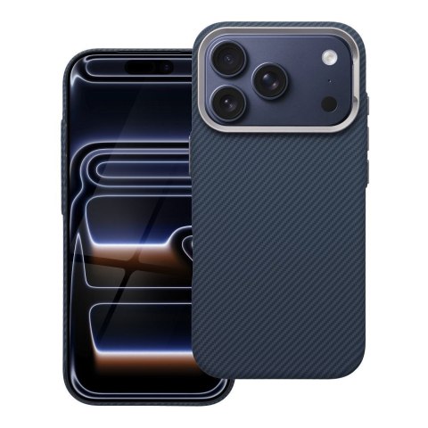 Futerał do iPhone 17 AIR Kevlar zgodny z MagSafe niebieski