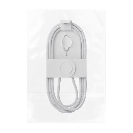 Oryginalny Kabel USB C do C 60W Apple MW493ZM/A A2795 z kluczykiem do karty SIM 1m bulk biały