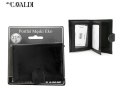 Portfel męski eko na blistrze F18-054W-BL Black