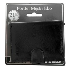 Portfel męski eko na blistrze F18-054W-BL Black