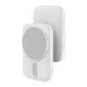 Powerbank zgodny z MagSafe Blue Star Slim DG-P8 15W 5000 mAh biały