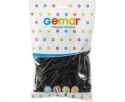 Balony Gemar rurki włoskie czarne 100szt. D4/14