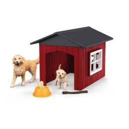 Buda dla psa z golden retrieverem
