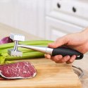 Dwustronny tłuczek do mięsa z wygodną rączką antypoślizgową
