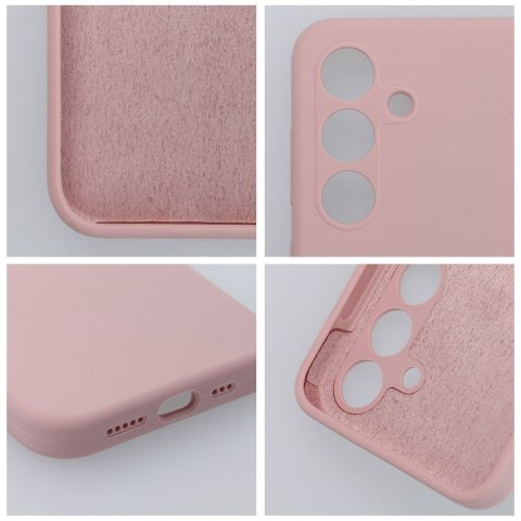Futerał do Honor 400 SMART Silicone 2mm (camera protection) zgodny z MagSafe pudrowy róż