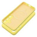 Futerał do Honor 400 SMART Silicone 2mm (camera protection) zgodny z MagSafe żółty