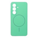 Futerał do Samsung S26 Silicone 2mm (camera protection) zgodny z MagSafe miętowy
