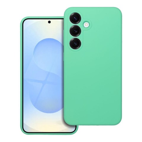 Futerał do Samsung S26 Silicone 2mm (camera protection) zgodny z MagSafe miętowy