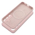 Futerał do Samsung S26 Silicone 2mm (camera protection) zgodny z MagSafe pudrowy róż