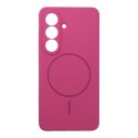 Futerał do Samsung S26 Silicone 2mm (camera protection) zgodny z MagSafe róż
