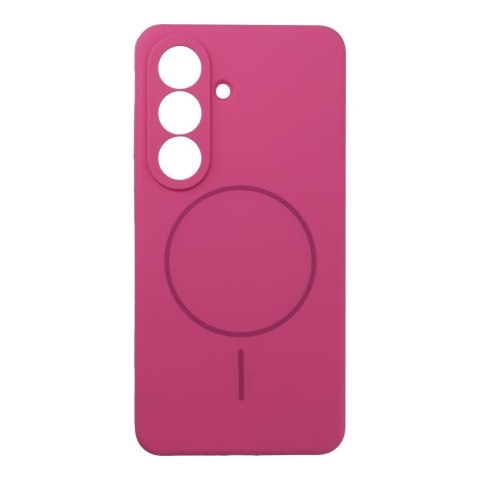 Futerał do Samsung S26 Silicone 2mm (camera protection) zgodny z MagSafe róż