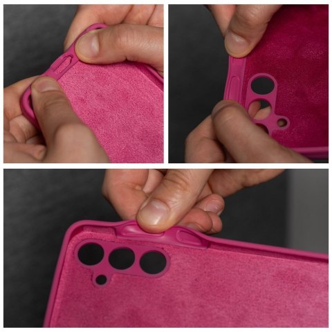 Futerał do Samsung S26 Silicone 2mm (camera protection) zgodny z MagSafe róż