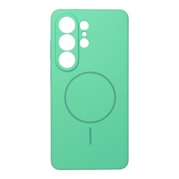Futerał do Samsung S26 ULTRA Silicone 2mm (camera protection) zgodny z MagSafe miętowy