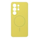 Futerał do Samsung S26 ULTRA Silicone 2mm (camera protection) zgodny z MagSafe żółty