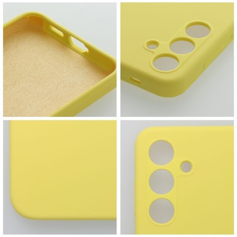 Futerał do Samsung S26 ULTRA Silicone 2mm (camera protection) zgodny z MagSafe żółty