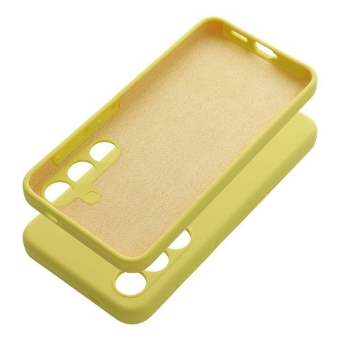 Futerał do Samsung S26 ULTRA Silicone 2mm (camera protection) zgodny z MagSafe żółty