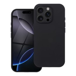 Futerał do iPhone 15 PRO Silicone 2mm (camera protection) zgodny z MagSafe czarny
