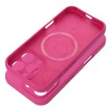 Futerał do iPhone 15 Silicone 2mm (camera protection) zgodny z MagSafe róż