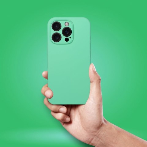 Futerał do iPhone 16 PRO Silicone 2mm (camera protection) zgodny z MagSafe miętowy