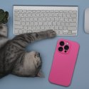 Futerał do iPhone 16 Silicone 2mm (camera protection) zgodny z MagSafe różowy