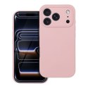 Futerał do iPhone 17 PRO Silicone 2mm (camera protection) zgodny z MagSafe pudrowy róż