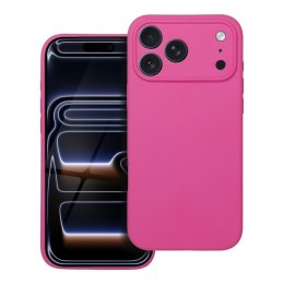 Futerał do iPhone 17 PRO Silicone 2mm (camera protection) zgodny z MagSafe różowy