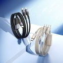 Kabel 2w1 USB C do USB C / USB C Hoco 5A 100W 1,2 m U139 czarny