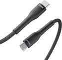 Kabel USB C do USB C VEGER PD 5A 100W 1,5 m CC05 czarny