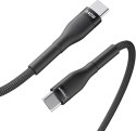 Kabel USB C do USB C VEGER PD 5A 240W 1,5 m CC03 czarny