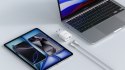 Ładowarka sieciowa do telefonu USB A + Typ C PD Super Charge PPS 45W + kabel Typ C do C 100W VEGER TR101 biała